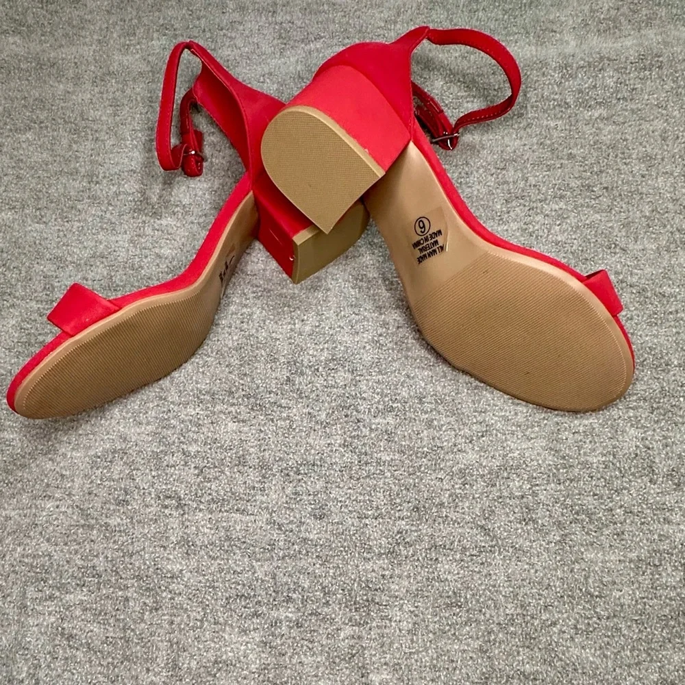 City Classified Red Women's Heels (shoes) - Picture 5 of 5
